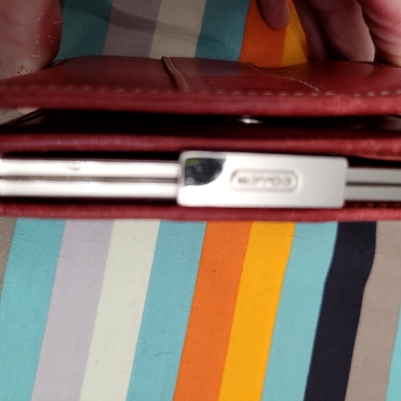 Coach leather wallet red - Picture 6 of 8